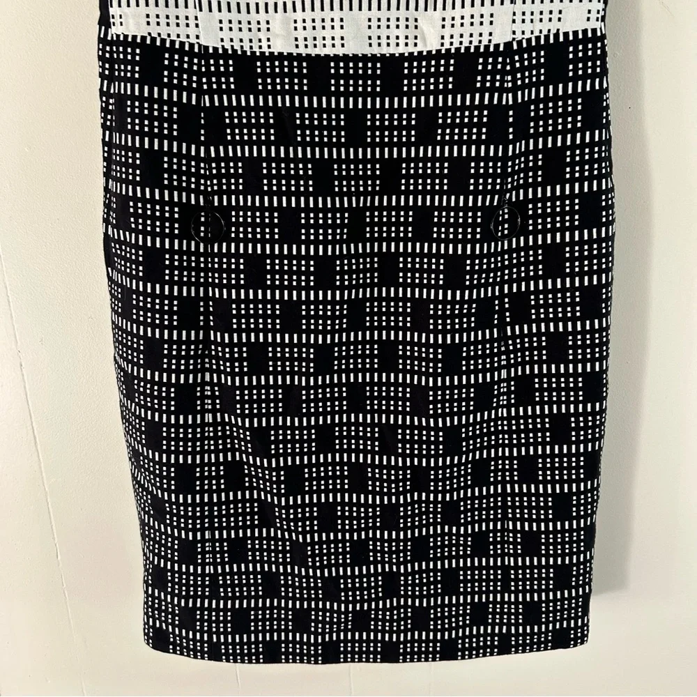 AKRIS Punto‎ Lace Jacquard Sheath Dress in Black sz 6